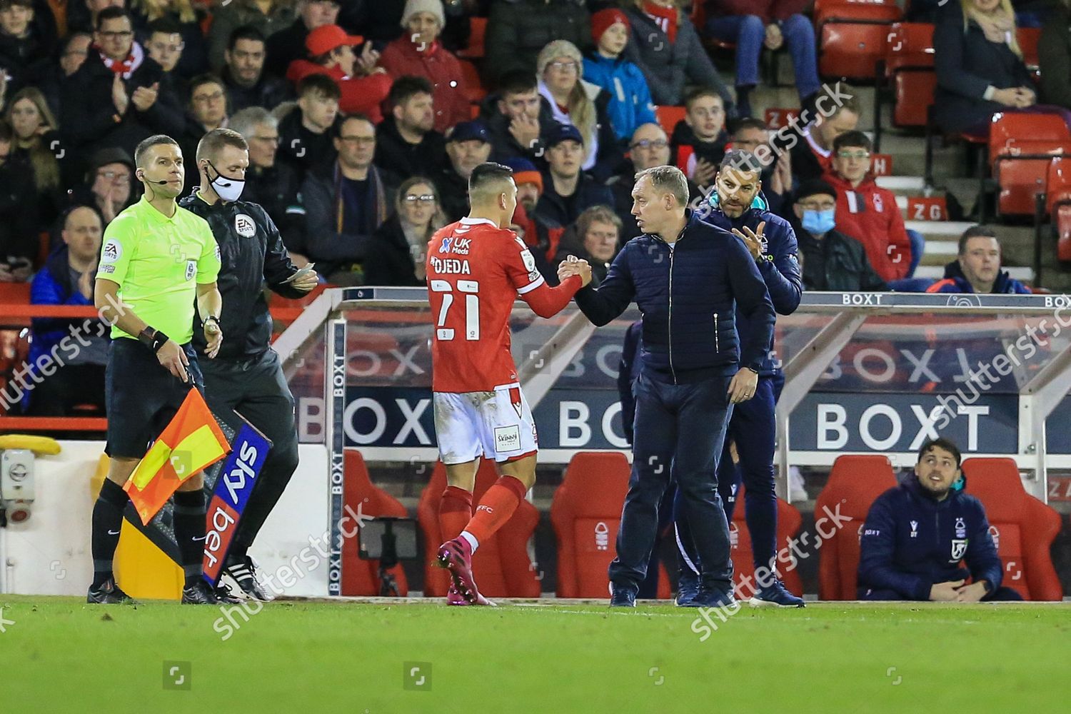 Braian Ojeda 21 Nottingham Forest Nottingham Editorial Stock Photo ...