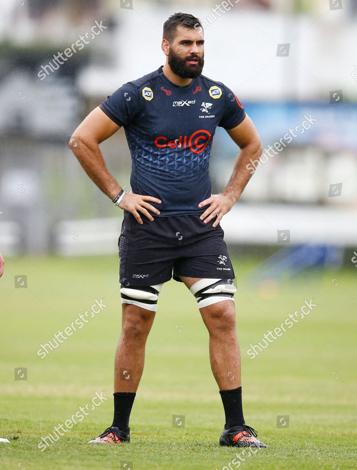 The Cell C Sharks Training -Hollywoodbets Kings Park Stadium