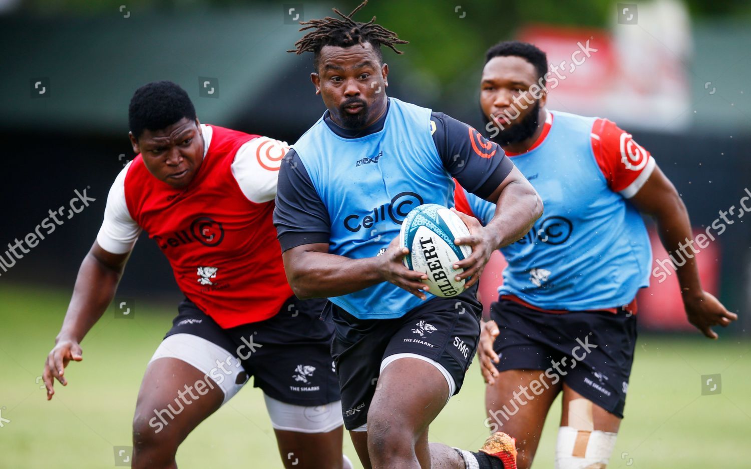 The Cell C Sharks Training -Hollywoodbets Kings Park Stadium