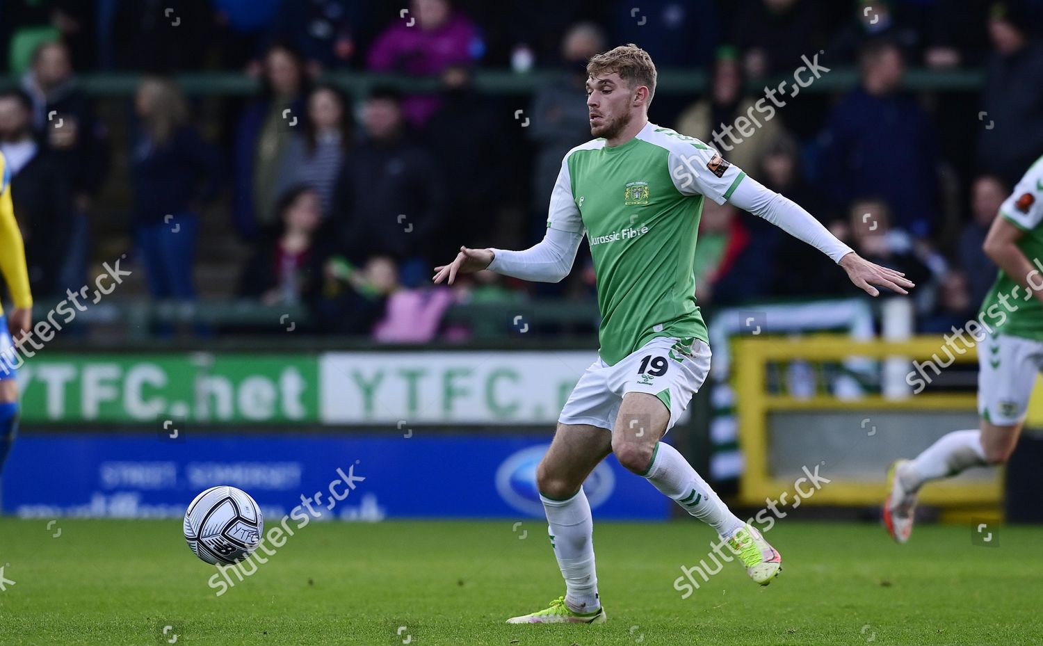 Charlie Wakefield Yeovil Town During National Editorial Stock Photo ...