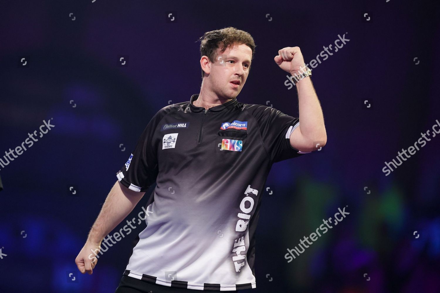 Callan Rydz Celebrates Winning First Set Editorial Stock Photo Stock