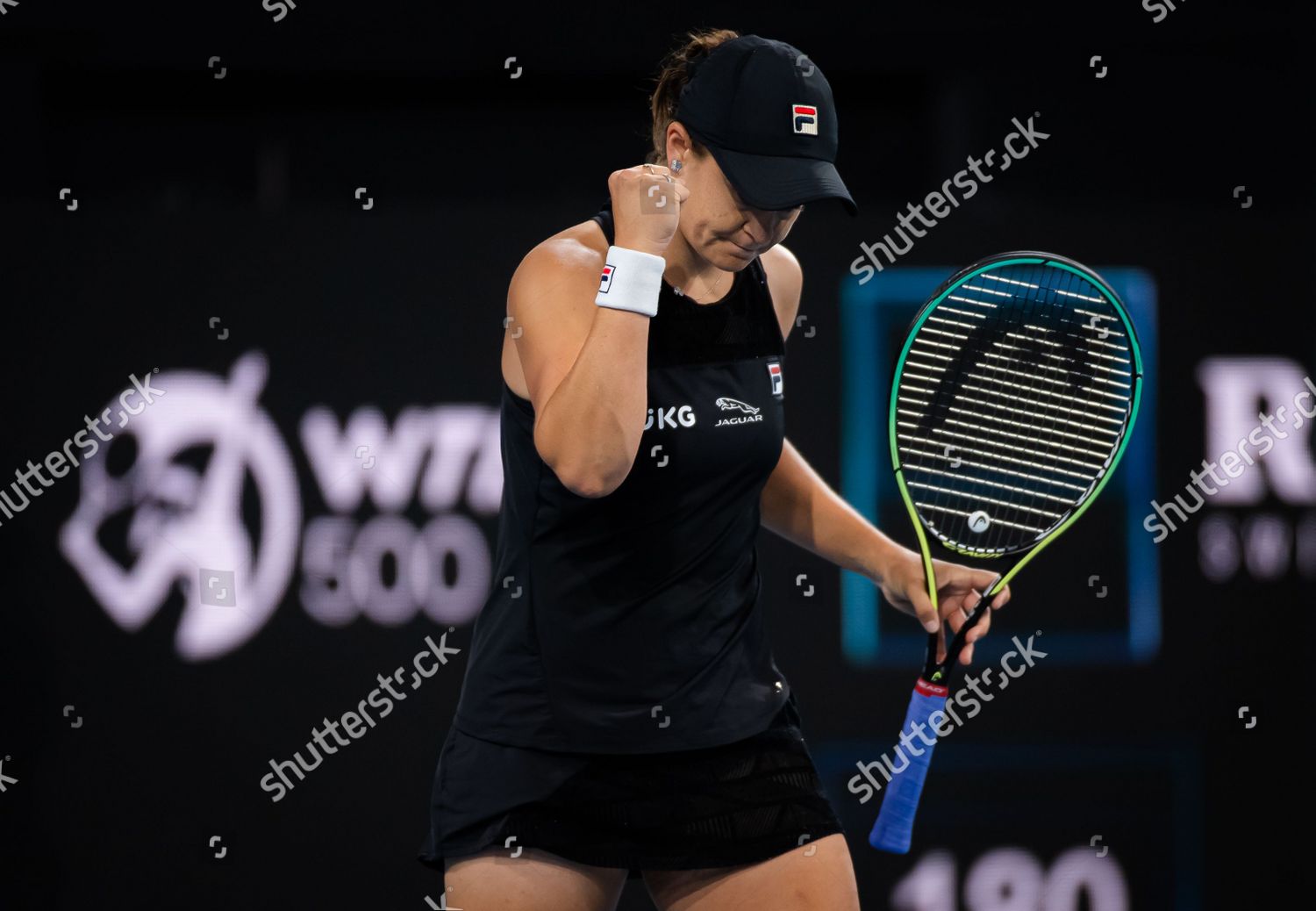 Ashleigh Barty Australia Action During Semifinal Editorial Stock Photo
