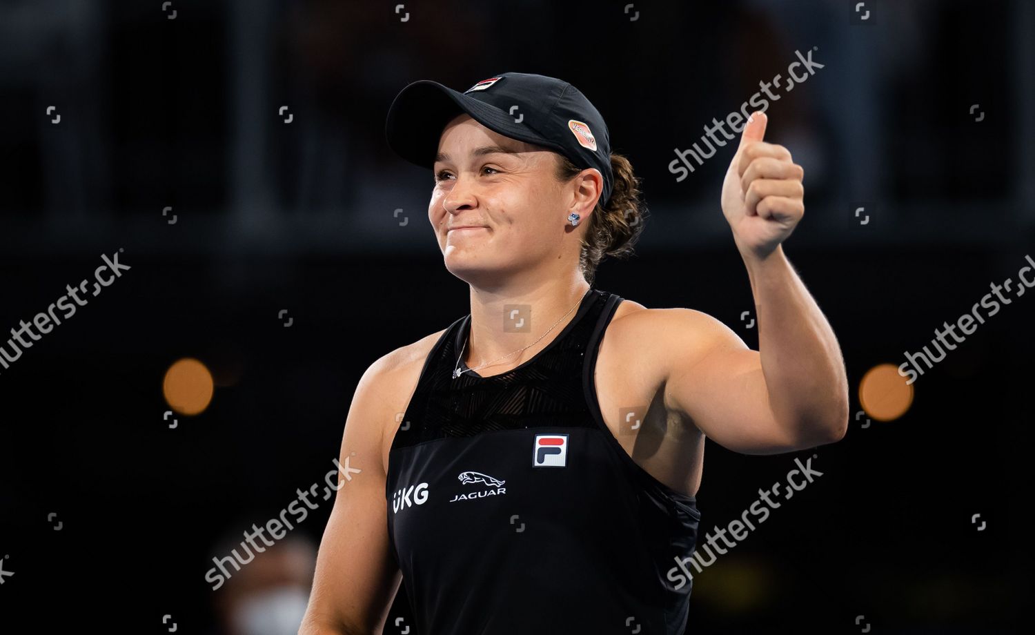 Ashleigh Barty Australia Action During Semifinal Editorial Stock Photo