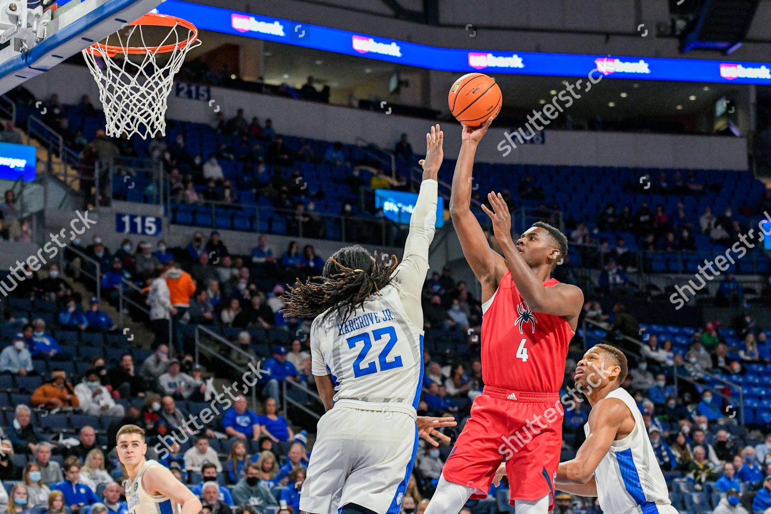 Richmond Spiders Forward Nathan Cayo 4 Editorial Stock Photo - Stock 