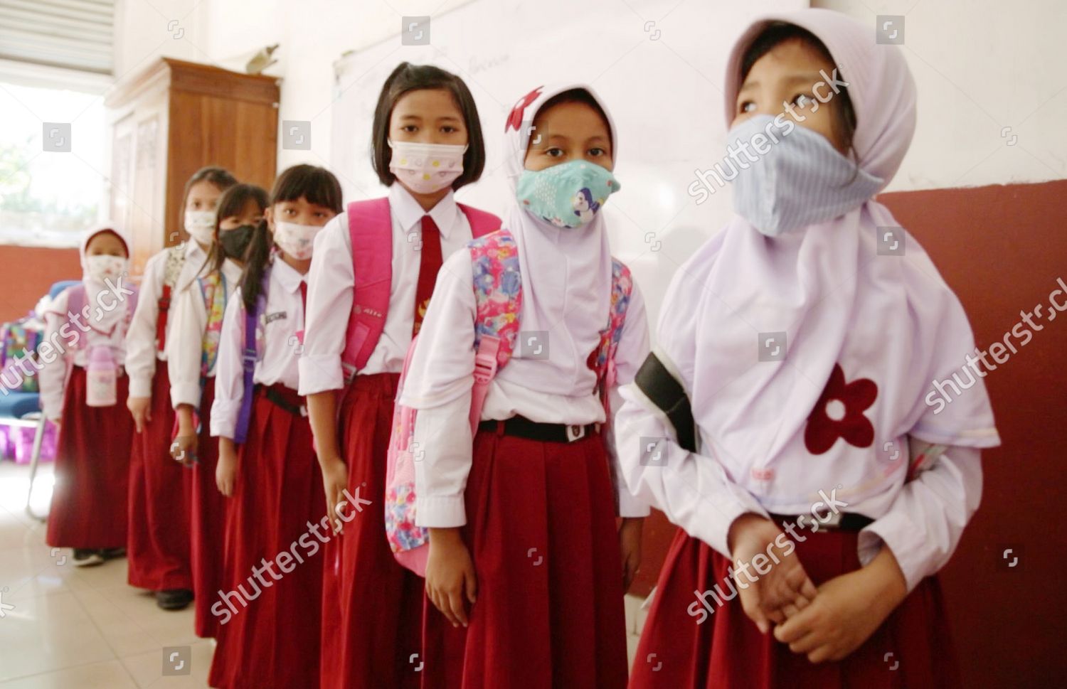 Students Line During Class Session Elementary Editorial Stock Photo ...