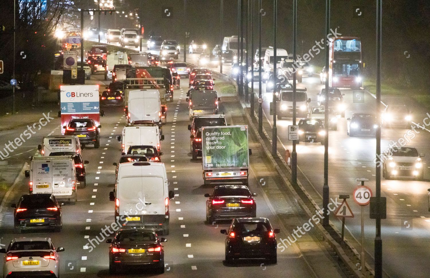 Traffic On A40 Perivale West London Editorial Stock Photo Stock Image Shutterstock