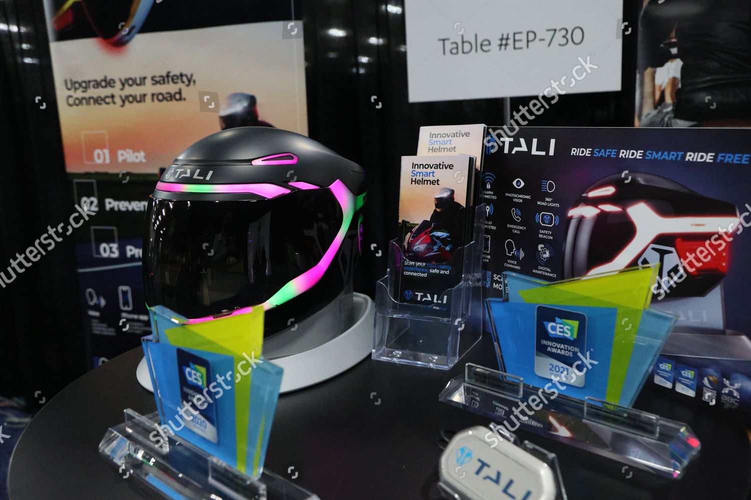 View Tali Smart Motorcycle Helmet On Editorial Stock Photo - Stock