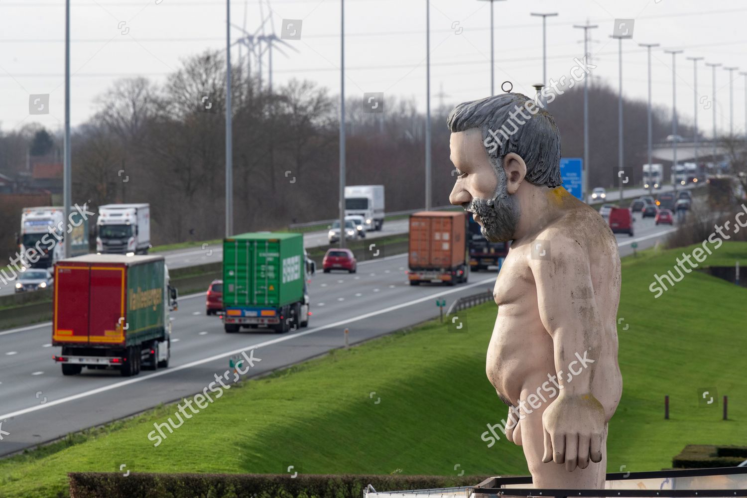 Naakte Reus Naked Giant Statue E Editorial Stock Photo Stock Image Shutterstock