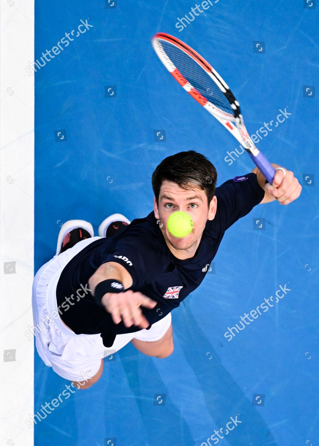 Cameron Norrie Team Great Britain Serves Editorial Stock Photo Stock