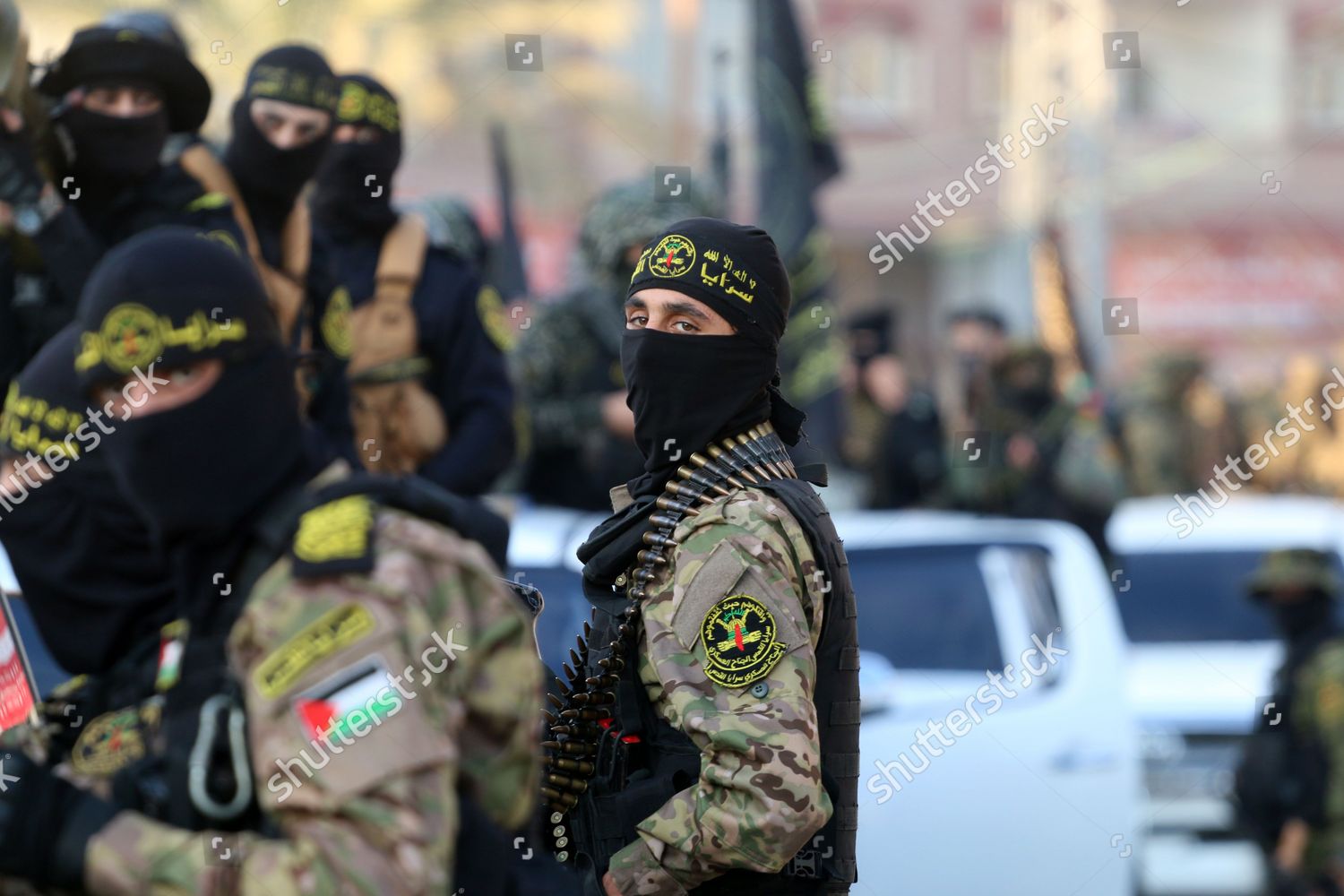 Fighters Saraya Alquds Brigades Islamic Jihad Editorial Stock Photo