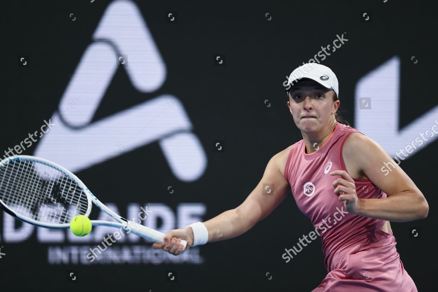 Iga Swiatek Poland Plays Forehand During Editorial Stock Photo - Stock 