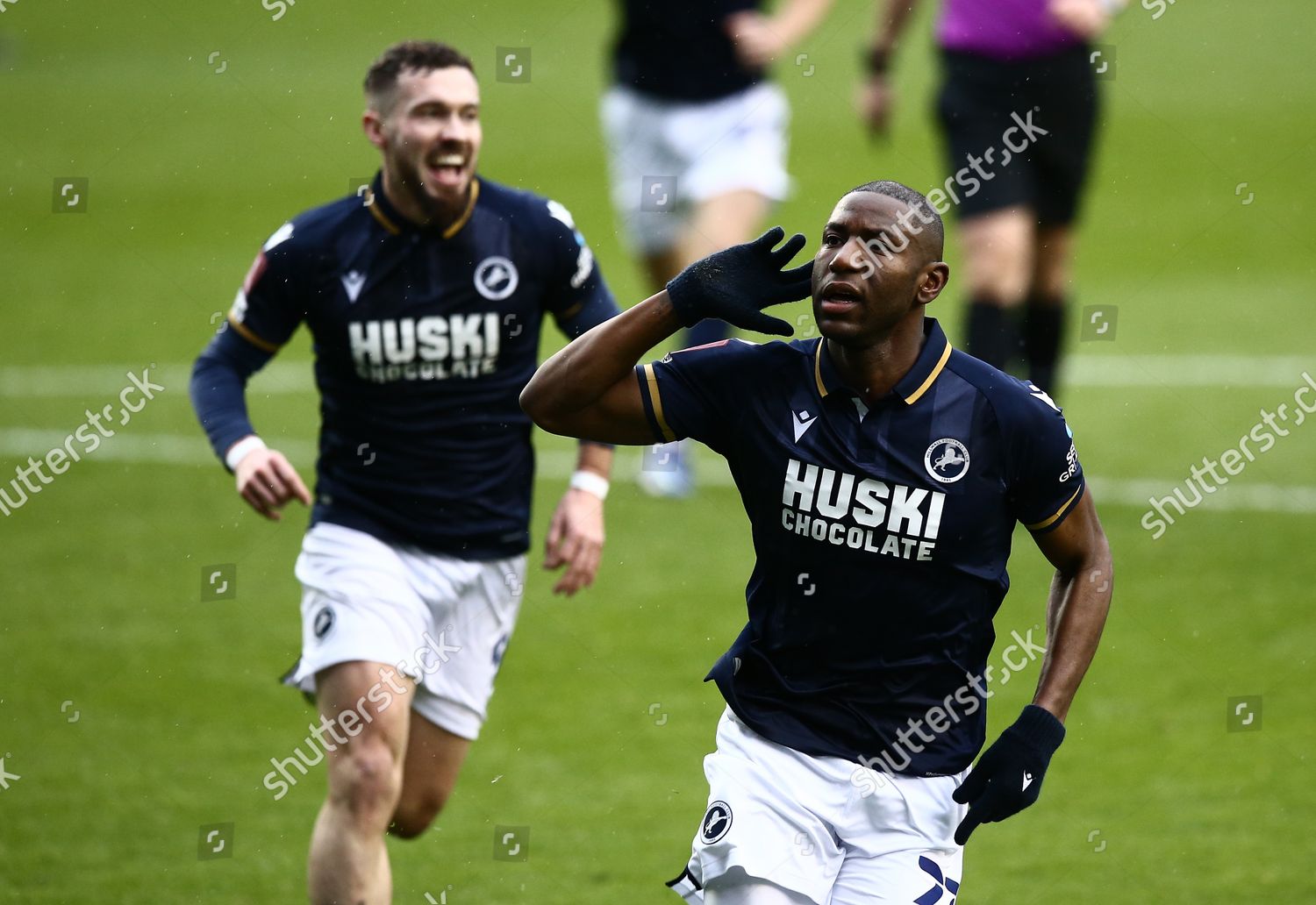 Benik Afobe Millwall Celebrates Scoring Opening Editorial Stock Photo ...