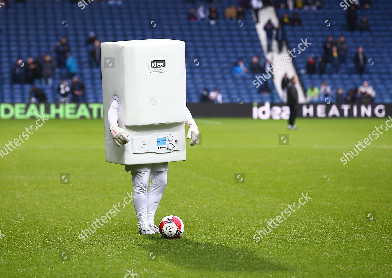 Boiler Man Lines Free Kick During Editorial Stock Photo Stock Image