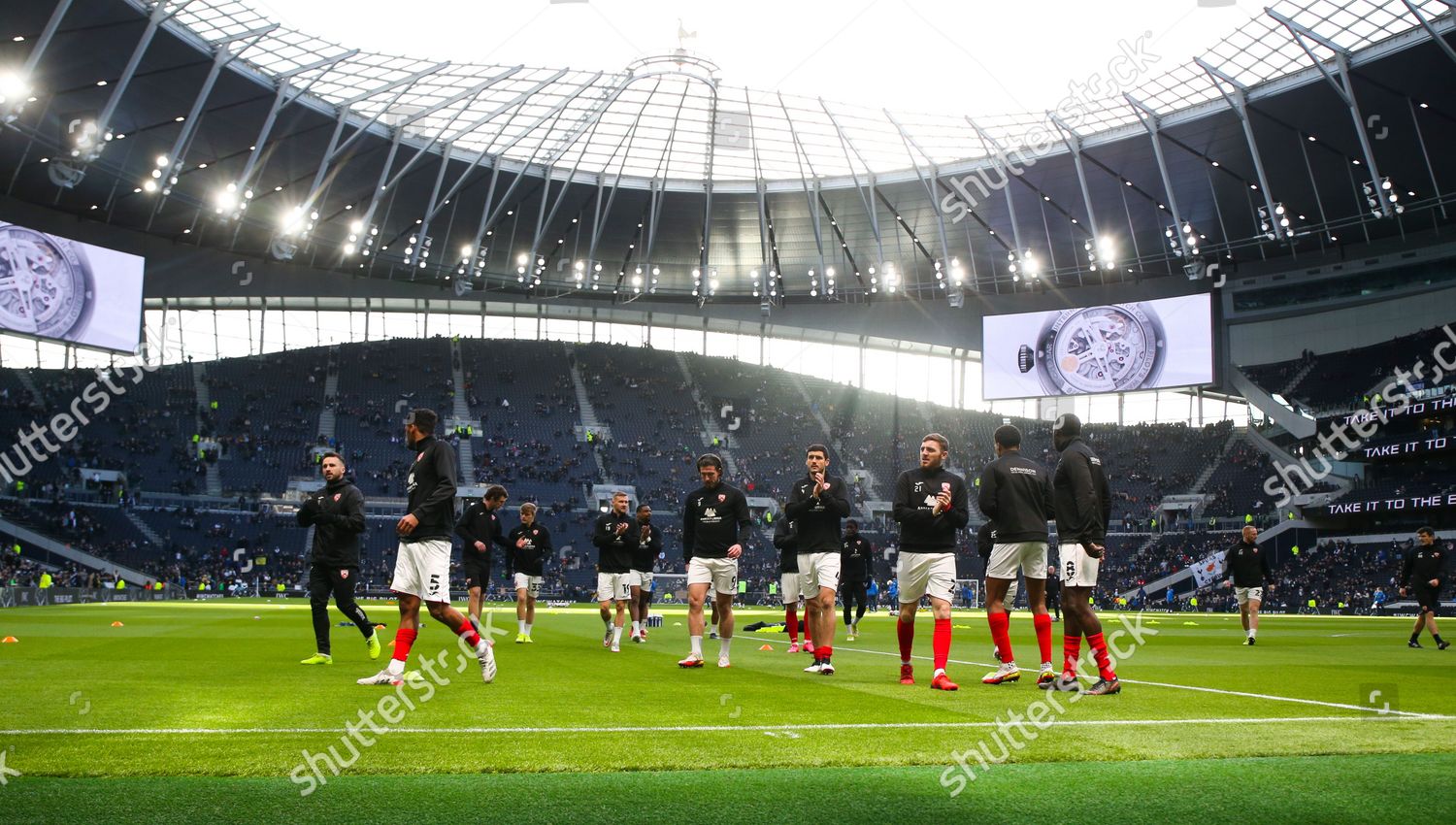 Morecambe Players Come Out Warm Applaud Editorial Stock Photo Stock