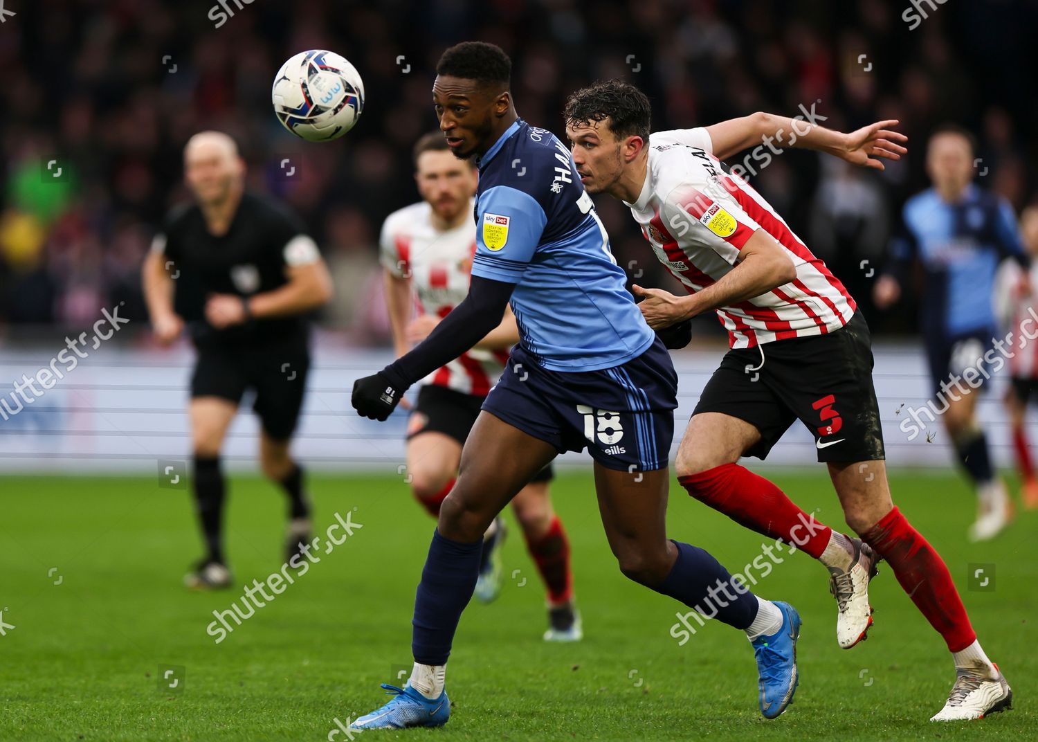 Brandon Hanlan Wycombe Wanderers Under Pressure Editorial Stock Photo ...