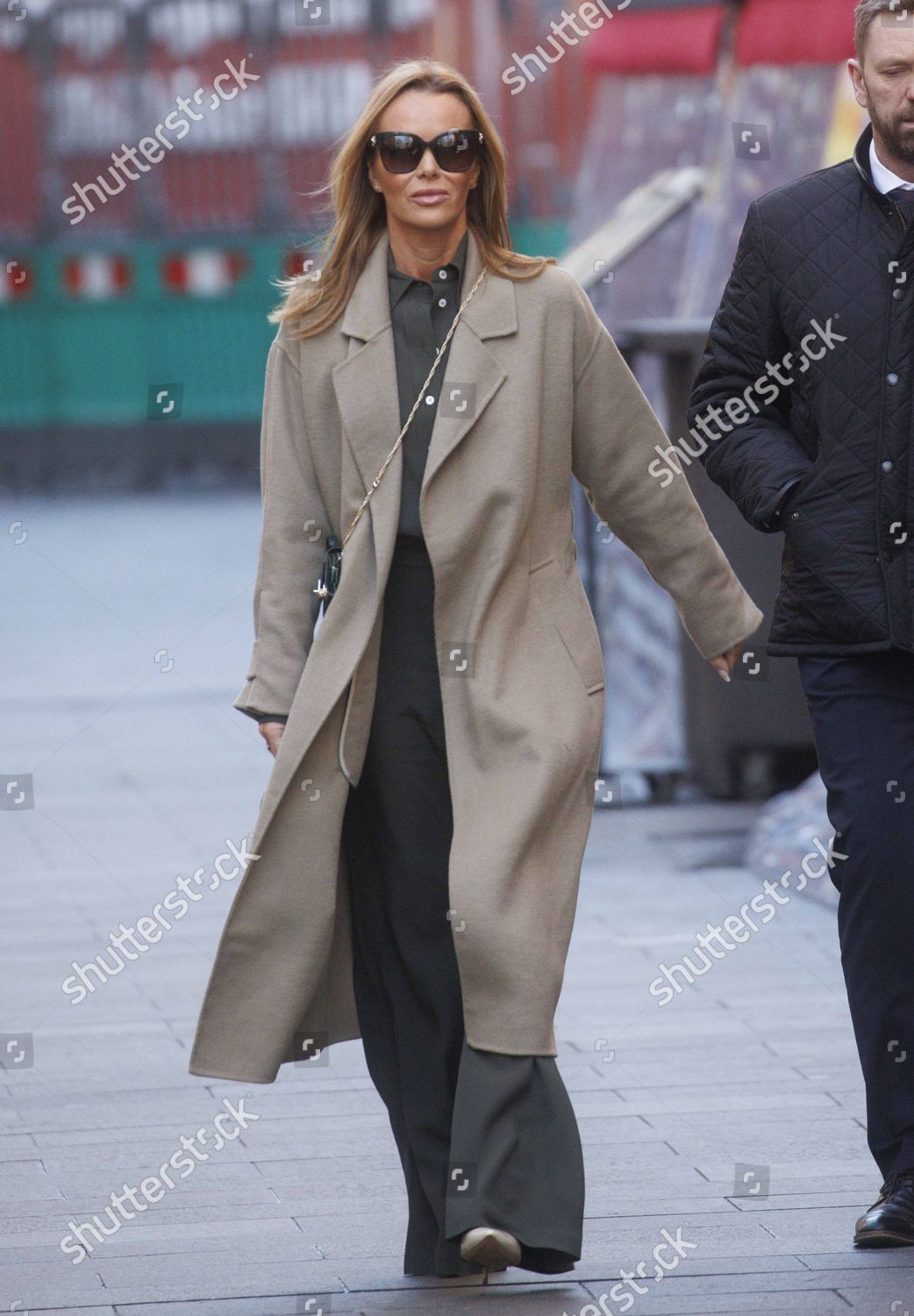 Amanda Holden Leaves Offices Global Radio Editorial Stock Photo - Stock