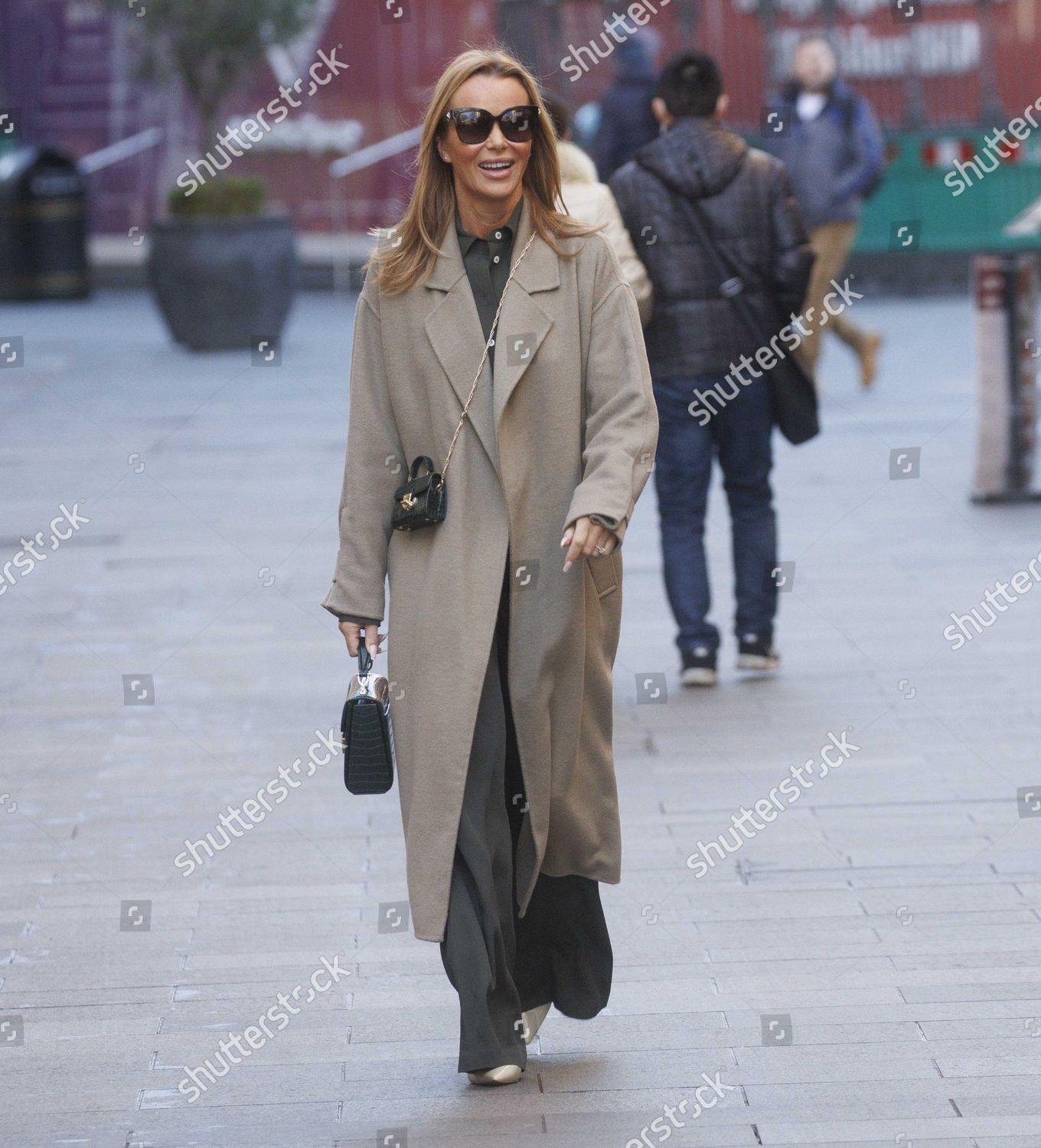 Amanda Holden Leaves Offices Global Radio Editorial Stock Photo - Stock