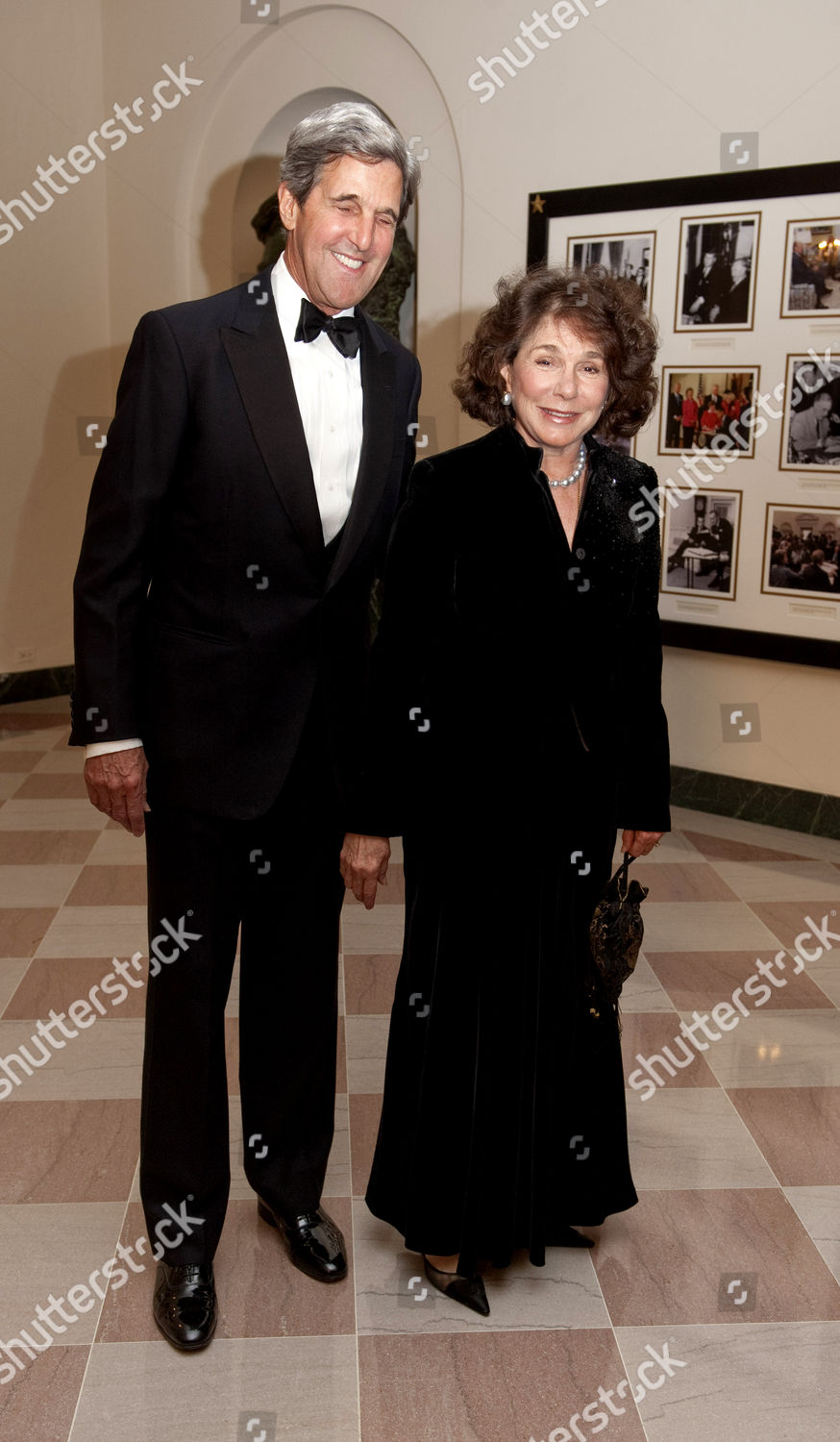 Senator John Kerry His Wife Teresa Editorial Stock Photo - Stock Image