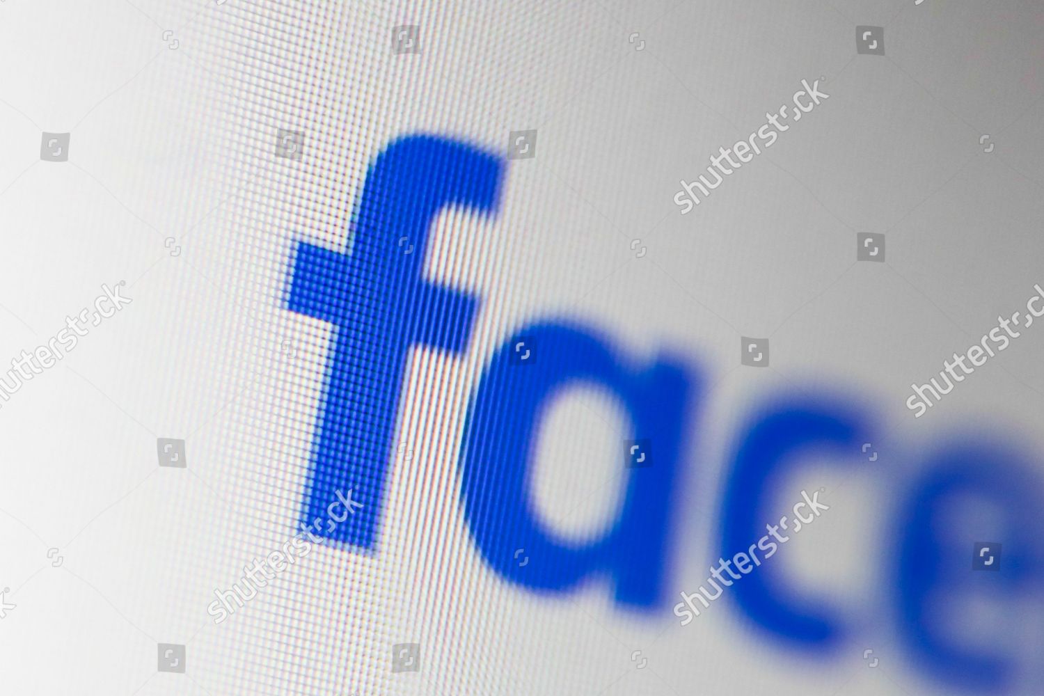 Facebook Logo Displayed On Laptop Screen Editorial Stock Photo - Stock ...