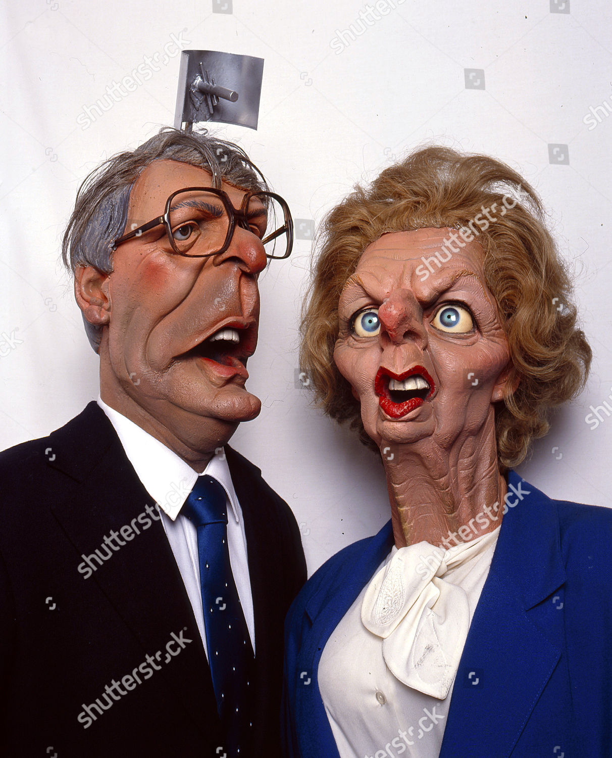Spitting Image Puppets John Major Margaret: редакционная стоковая  фотография — стоковое изображение | Shutterstock