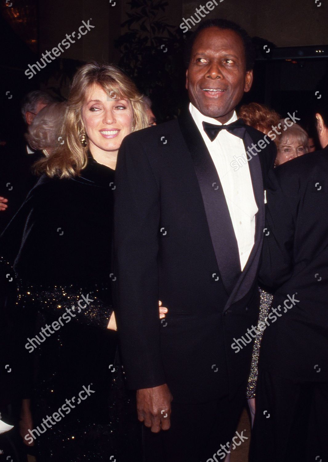 SIDNEY POITIER WIFE JOANNA SHIMKUS Editorial Stock Photo - Stock Image ...