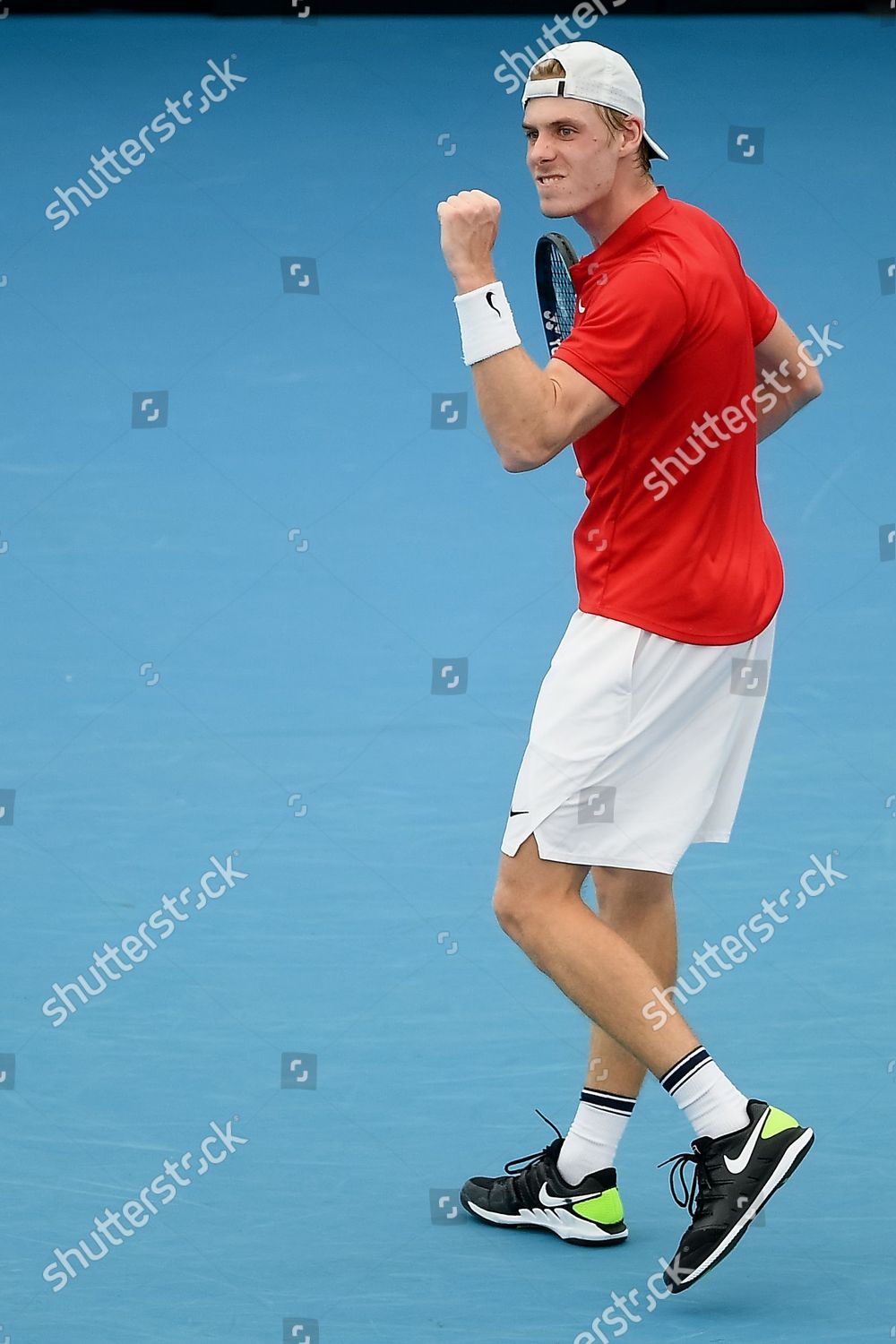 DENIS SHAPOVALOV CANADA PUMPS HIS FIST Editorial Stock Photo - Stock ...