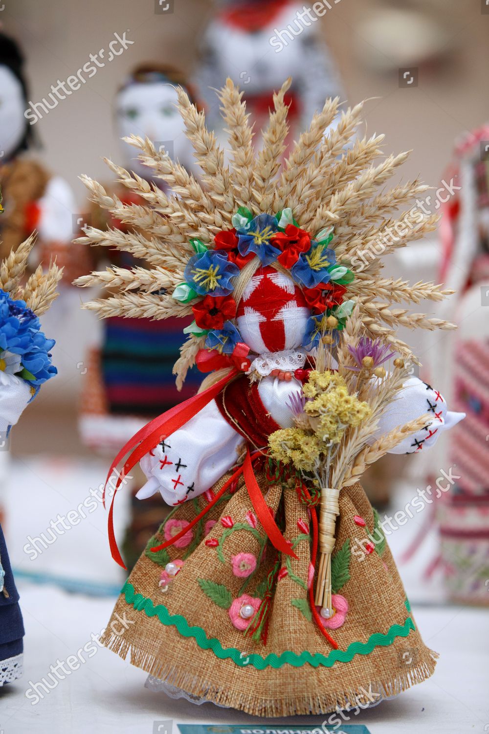 Ukrainian Motanka Doll Showing Crown Made Editorial Stock Photo - Stock ...