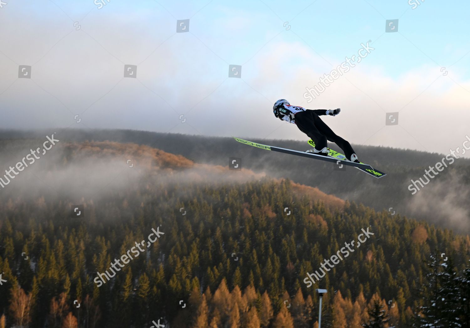 Yoshito Watabe Japan Airborne During Trial Editorial Stock Photo