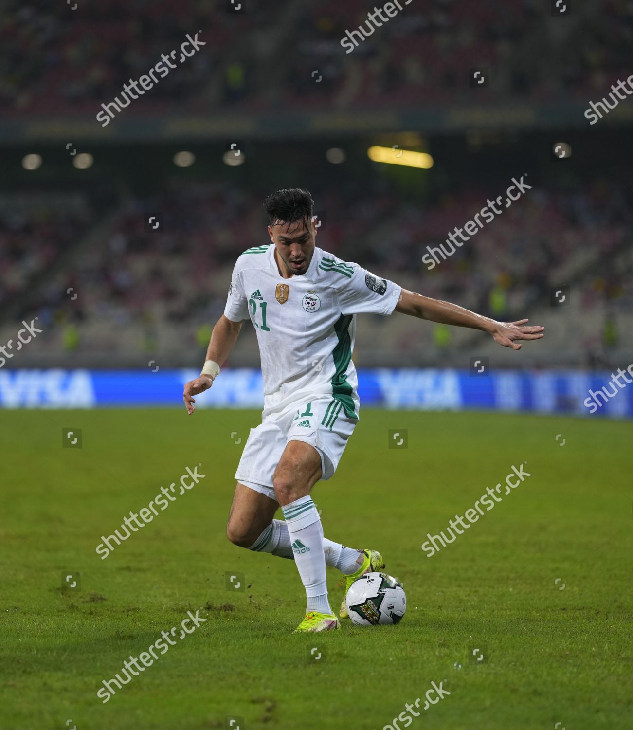 Ramy Bensebaini Algeria During Algeria Versus Editorial Stock Photo ...