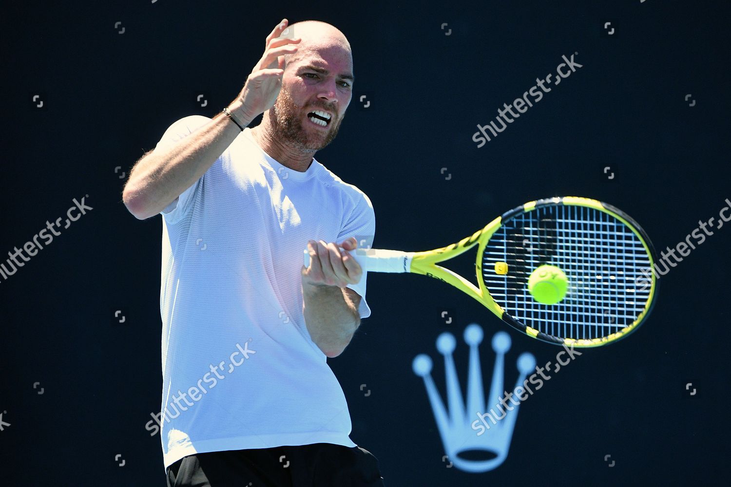 Adrian Mannarino France Action Against James Editorial Stock Photo ...