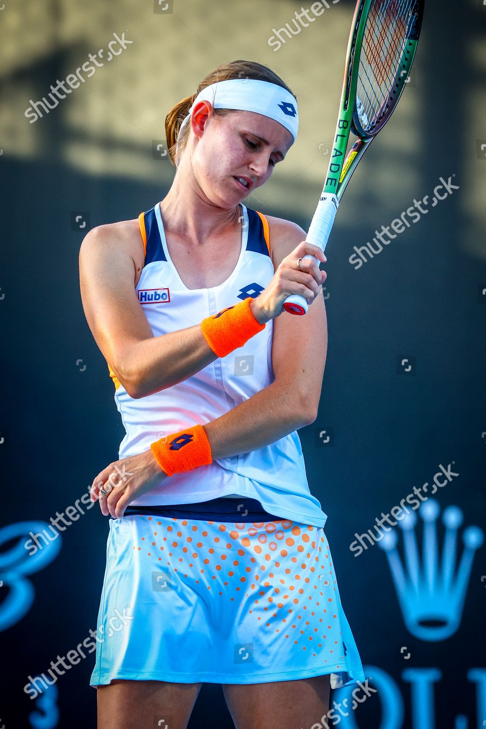 Belgian Greet Minnen Reacts During Tennis Editorial Stock Photo Stock