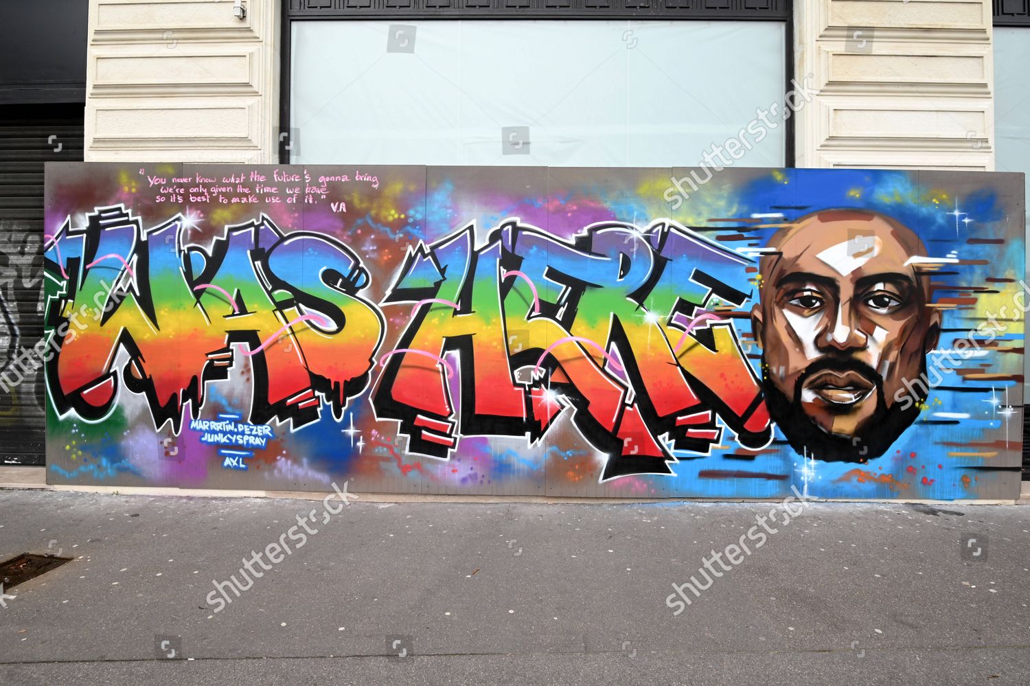 Memorial Recently Commissioned Designer Virgil Abloh Editorial Stock Photo  - Stock Image