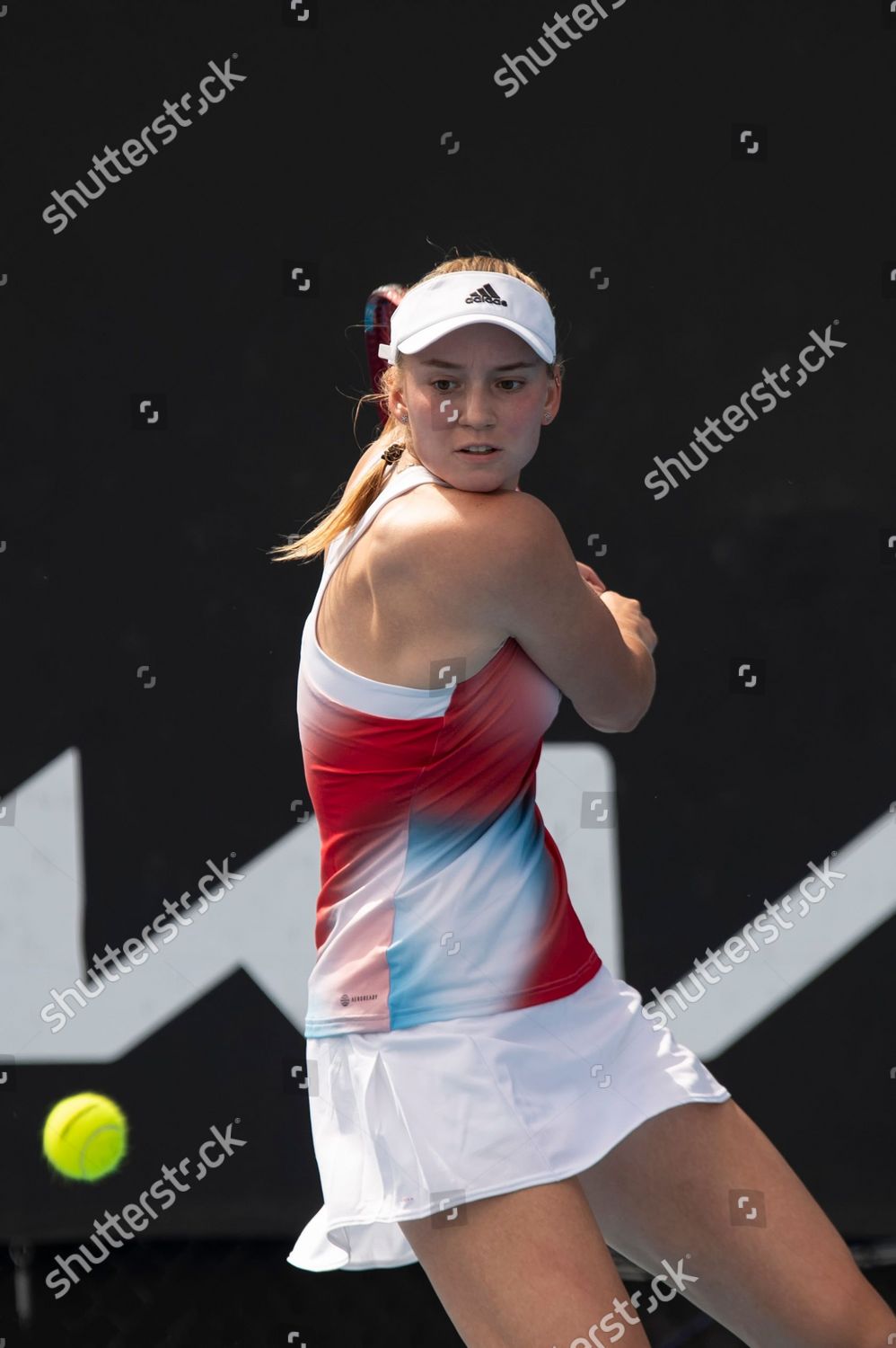 Elena Rybakina Action Australian Open Tournament Editorial Stock Photo ...