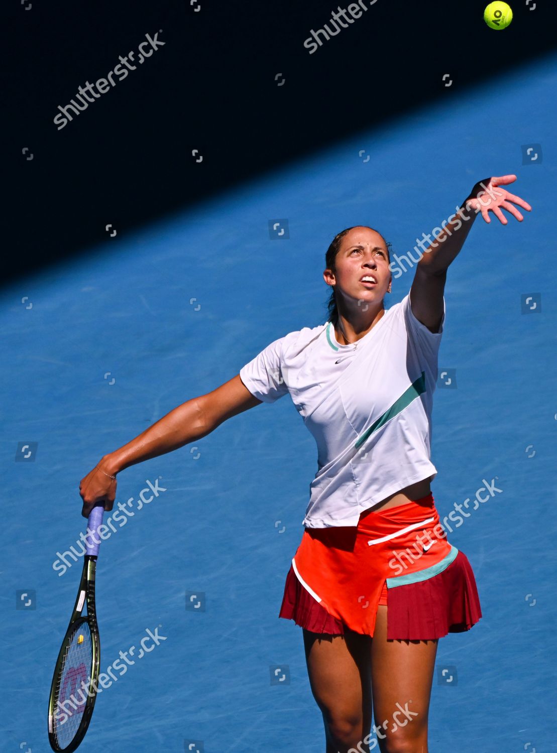 Madison Keys Serves Editorial Stock Photo - Stock Image | Shutterstock