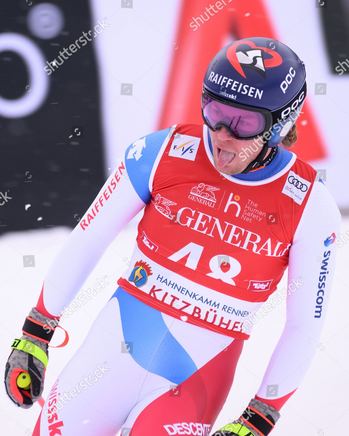 Alexis Monney Switzerland Reacts Finish Area Editorial Stock Photo 