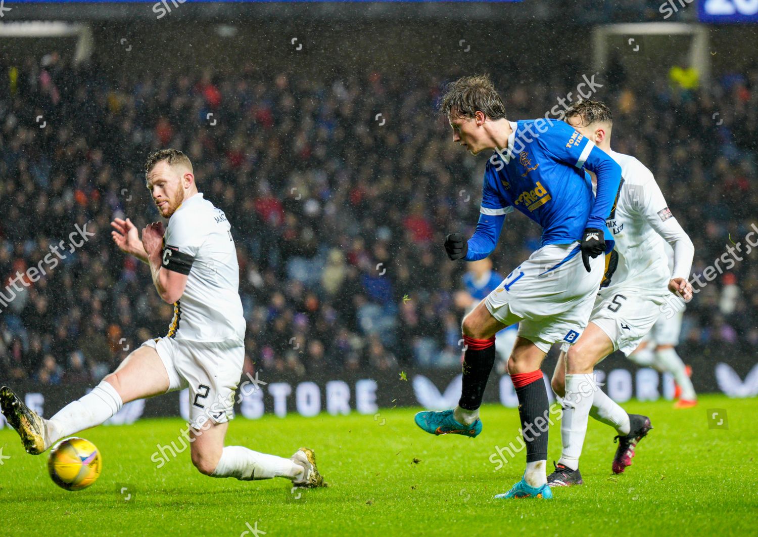 Alex Lowry Rangers Crosses Ball Beyond Editorial Stock Photo - Stock ...