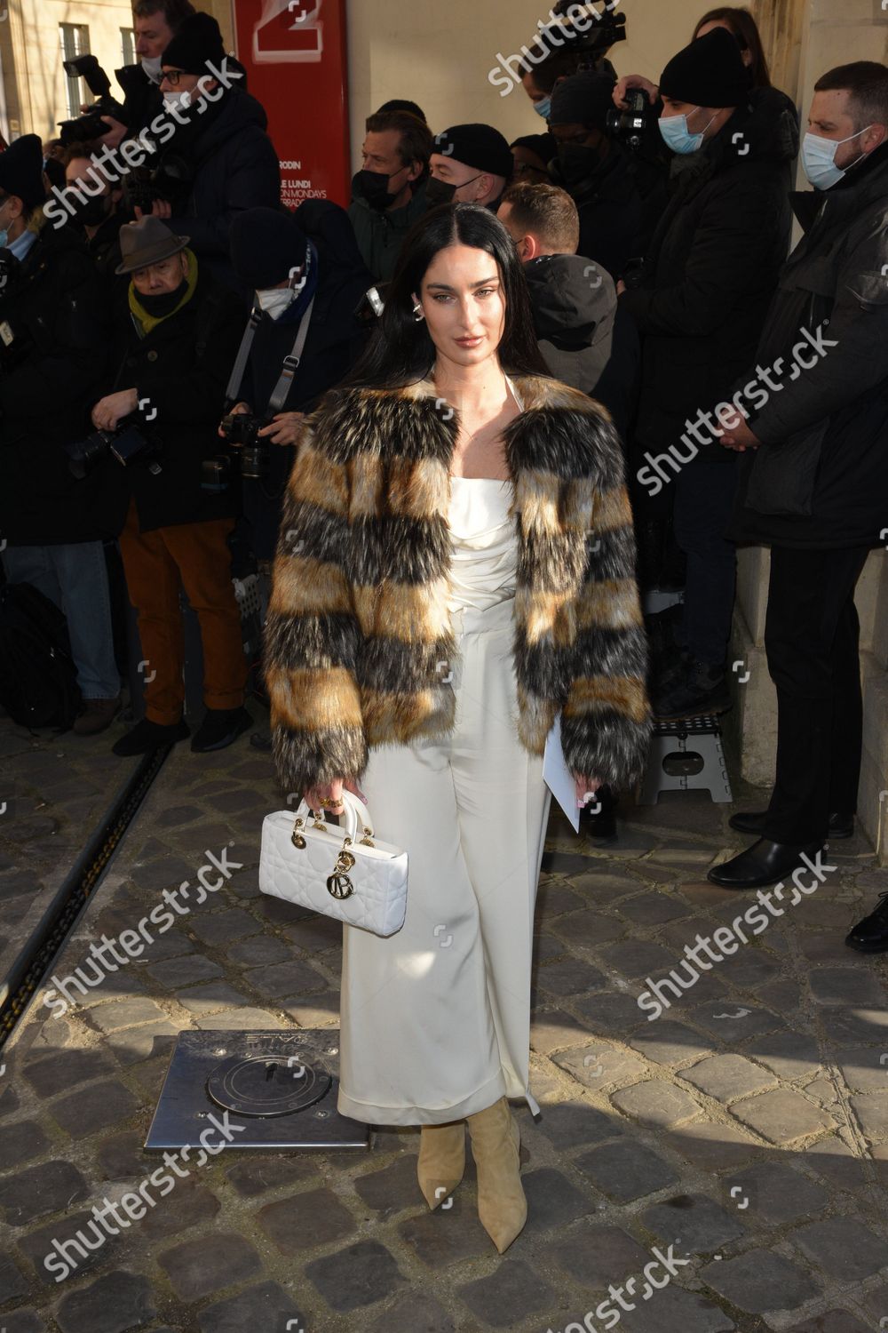 Fiona Zanetti Dior Haute Couture Springsummer Editorial Stock Photo