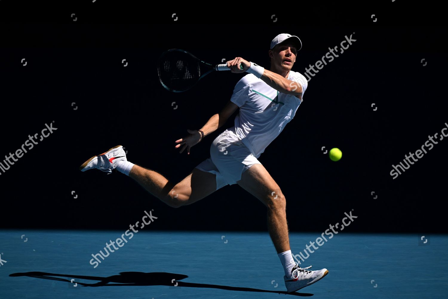 Denis Shapovalov Canada Returns During His Editorial Stock Photo ...