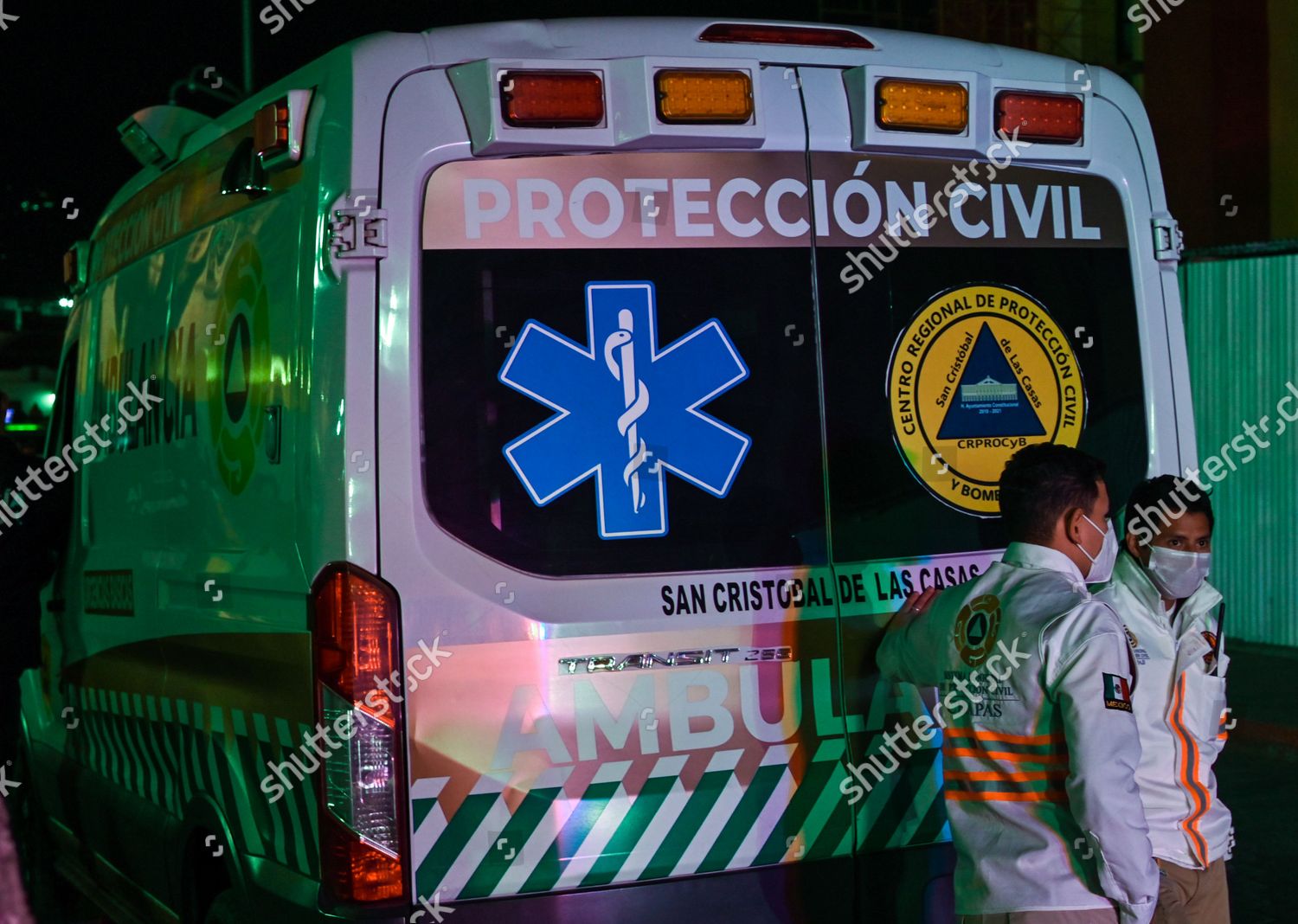 Ambulance Mexican Civil Protection Seen Center Editorial Stock Photo -  Stock Image | Shutterstock