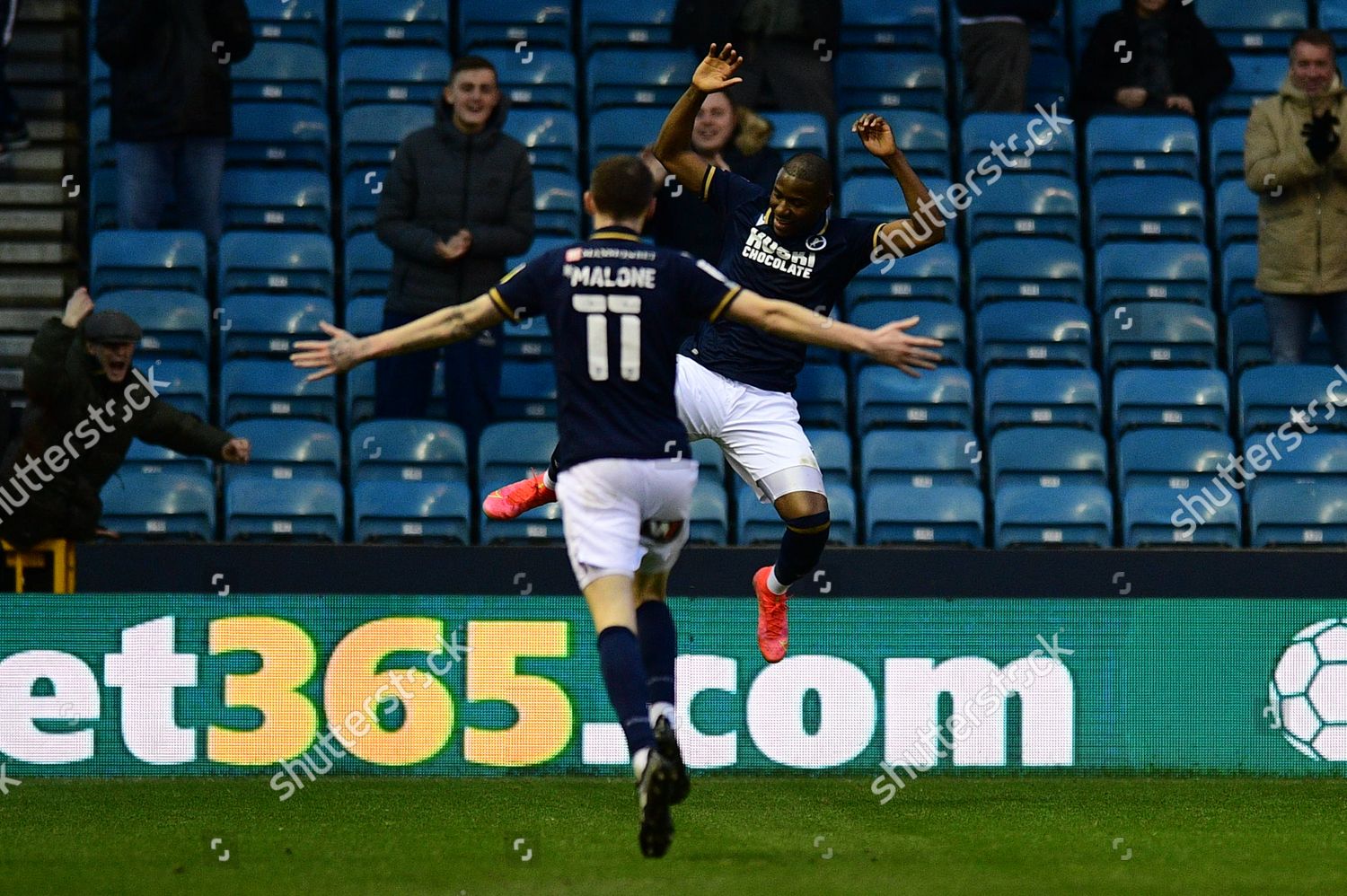 Goal Benik Afobe Millwall Celebrates Having Editorial Stock Photo ...