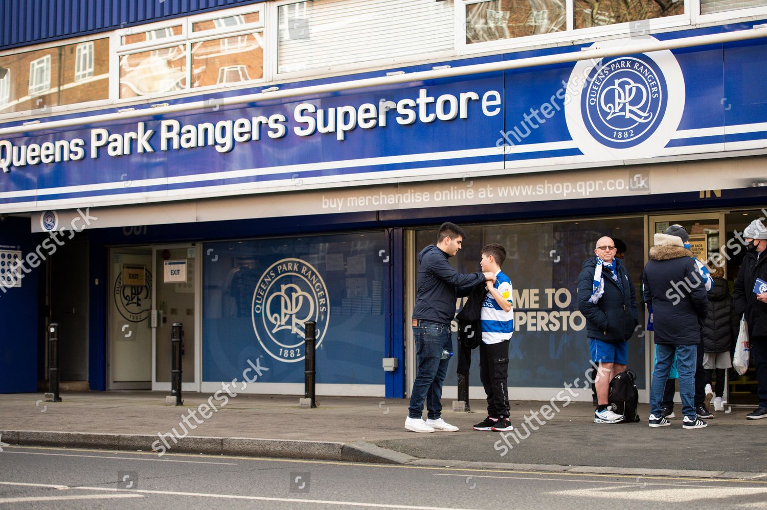 Qpr Fans Outside Club Shop Editorial Stock Photo - Stock Image |  Shutterstock