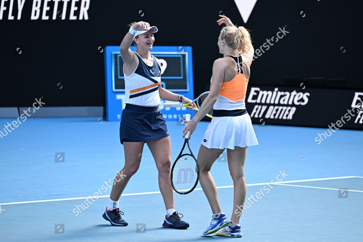 Barbora Krejcikova L Katerina Siniakova R Editorial Stock Photo - Stock ...