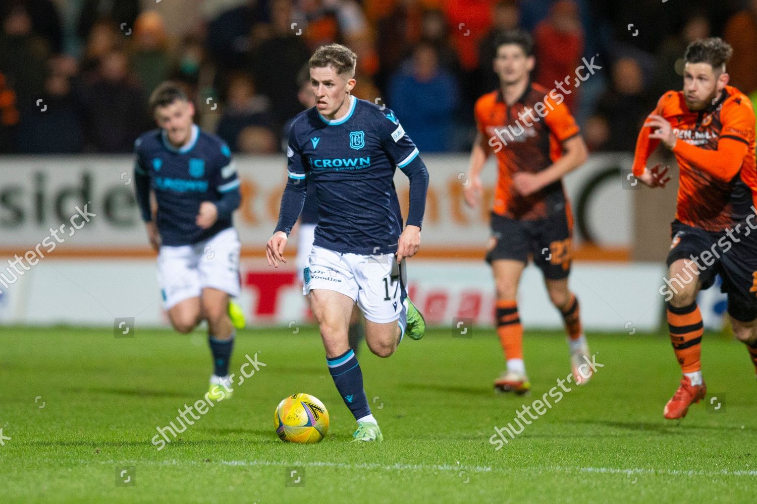 Luke Mccowan Dundee Races Through Midfield Editorial Stock Photo ...