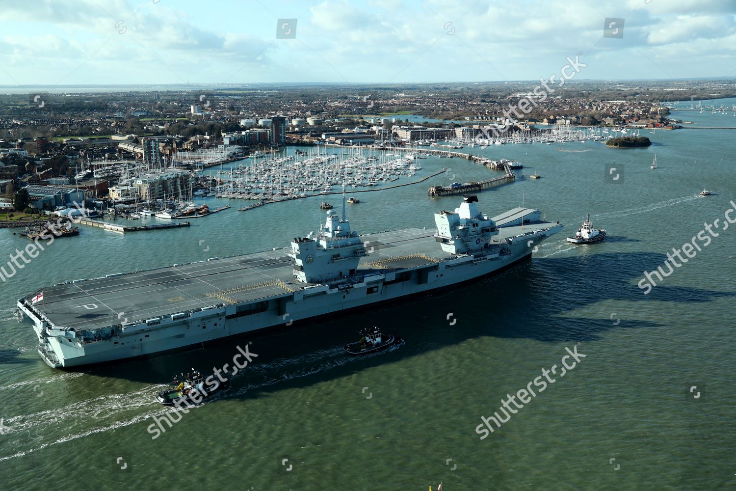 Royal Navy Aircraft Carrier Hms Prince Editorial Stock Photo - Stock ...