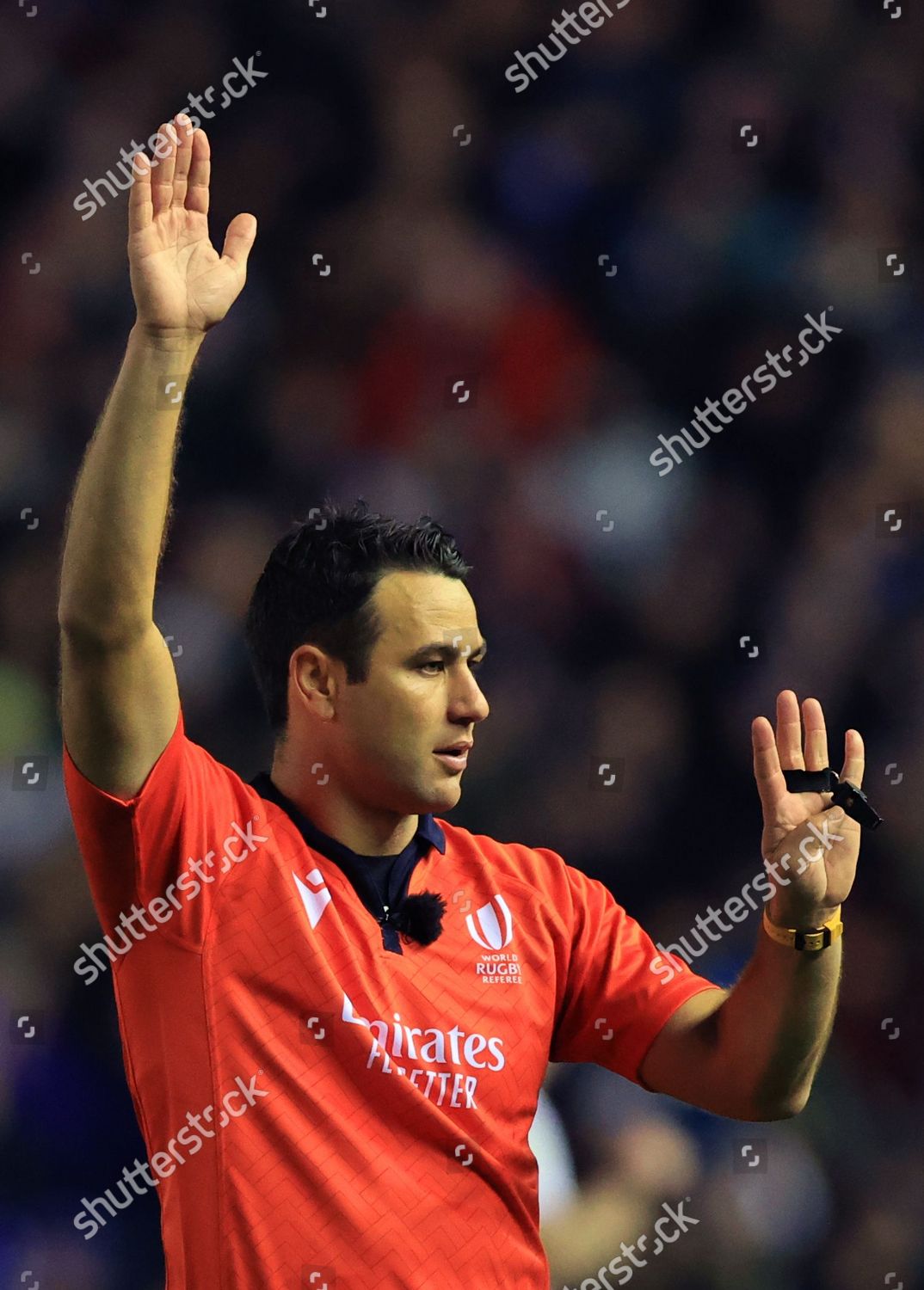 Scotland Vs England Referee Ben Okeefe Editorial Stock Photo Stock Image Shutterstock