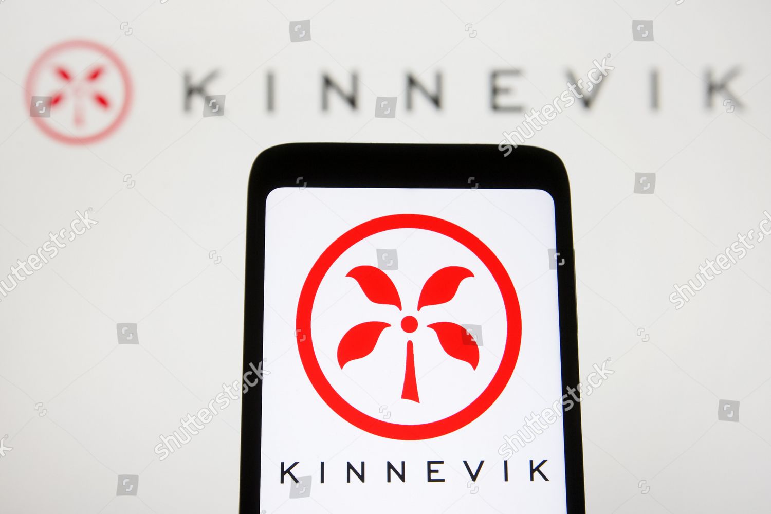 This Photo Illustration Kinnevik Ab Logo Editorial Stock Photo Stock