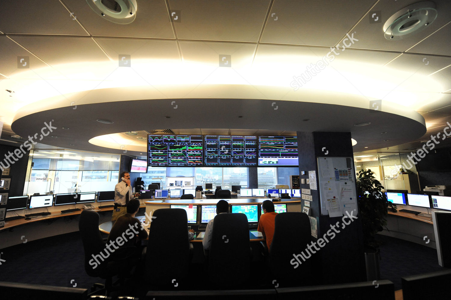 Inmarsat Control Room Today Picture Jeremy Editorial Stock Photo ...