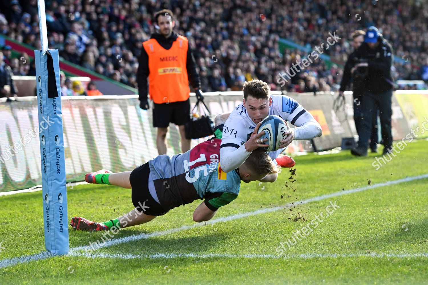 Tom Roebuck Sale Sharks Scores His Editorial Stock Photo - Stock Image ...