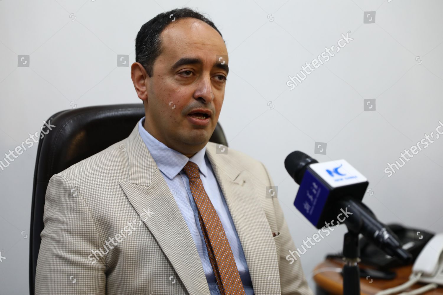 Amr Osman Director Egypts Fund Drug Editorial Stock Photo - Stock Image ...