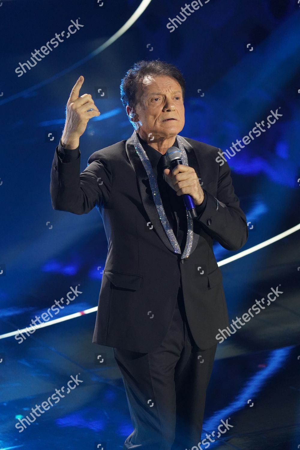 Italian Singer Massimo Ranieri 72 Sanremo Editorial Stock Photo - Stock ...